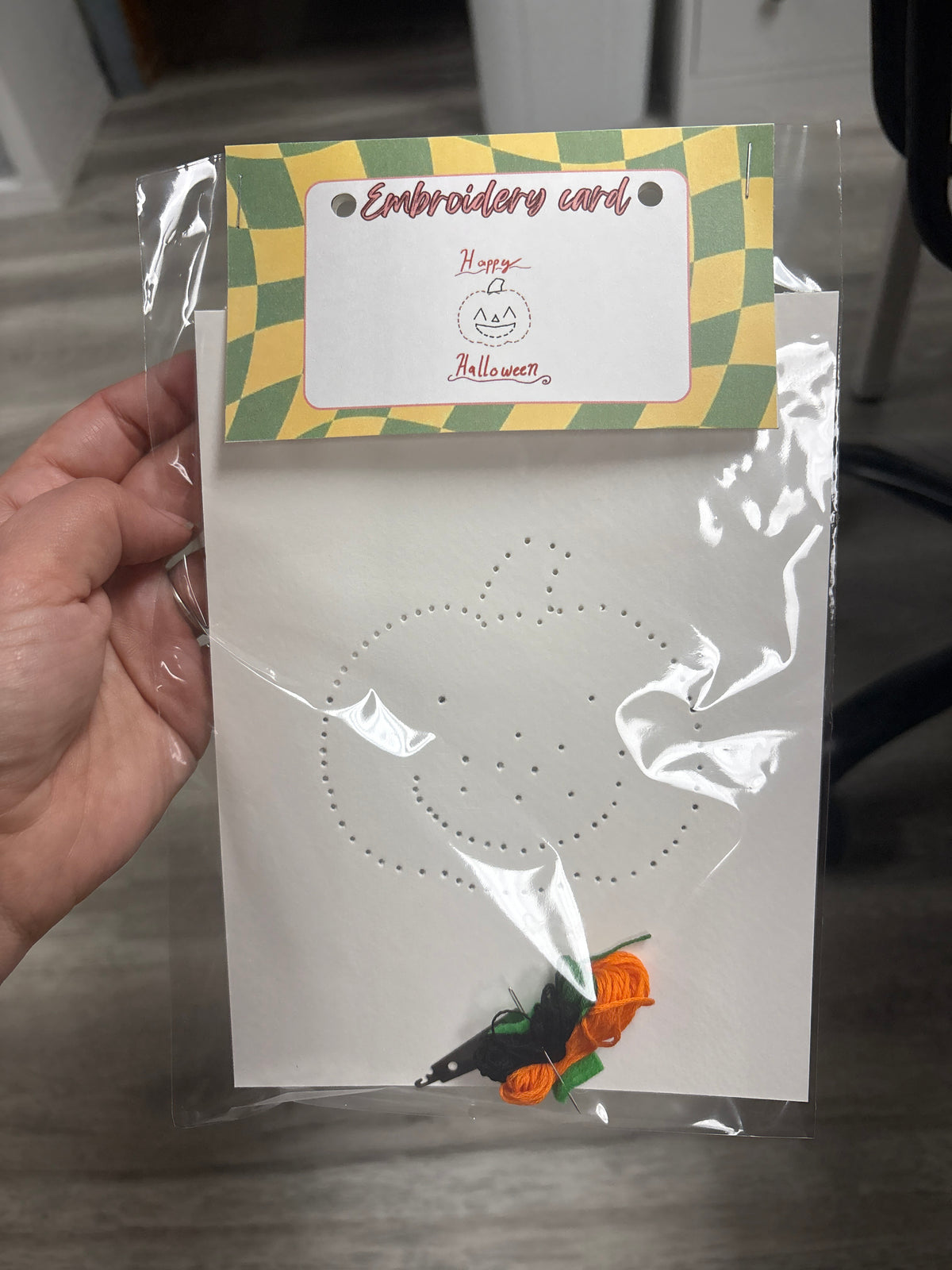 Embroidery card