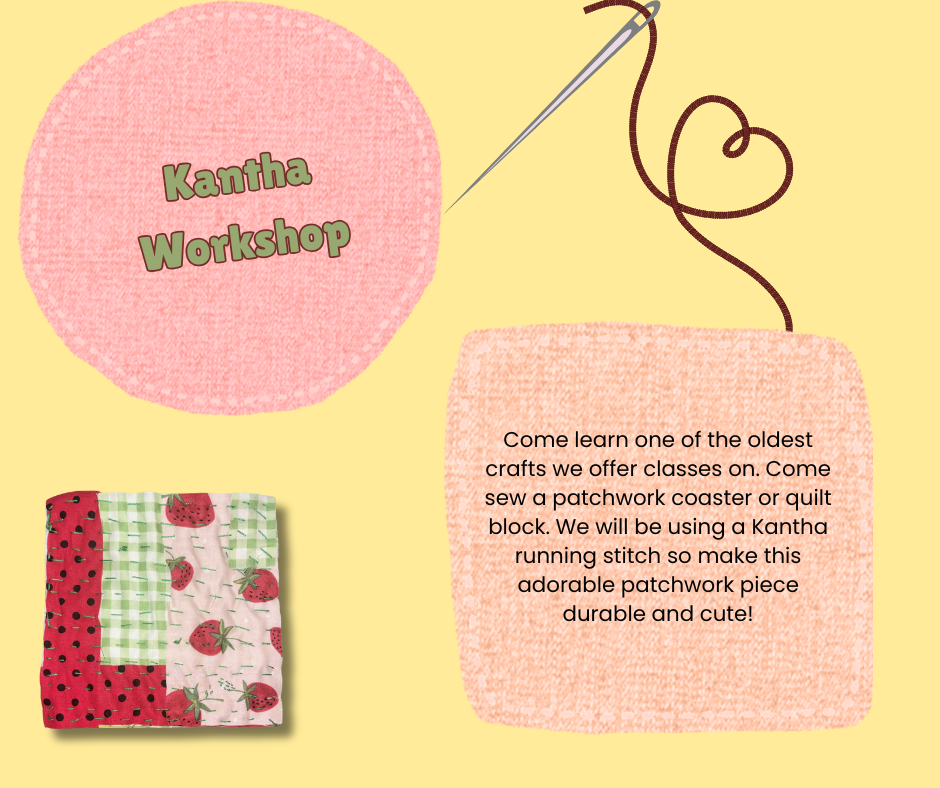 Kantha Coaster